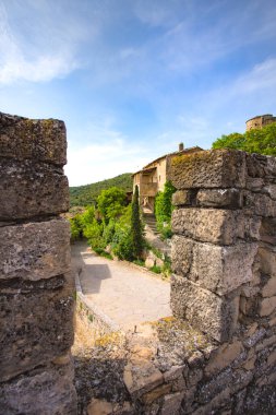 Forada, İspanya, 1 Mayıs 2020 - Montsonis Şatosu, Lleida, Katalonya