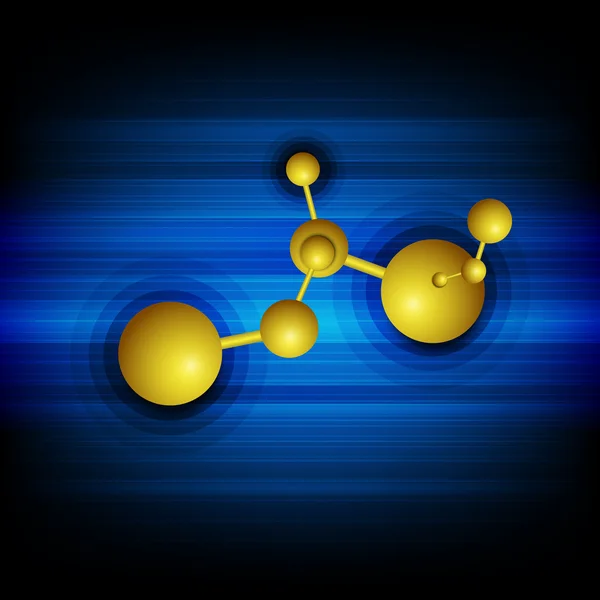 Wissenschaft Element auf blauem Hintergrund — Stockvektor