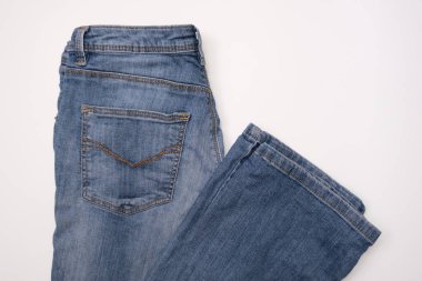 Mavi kot, beyaz arka planda kot.