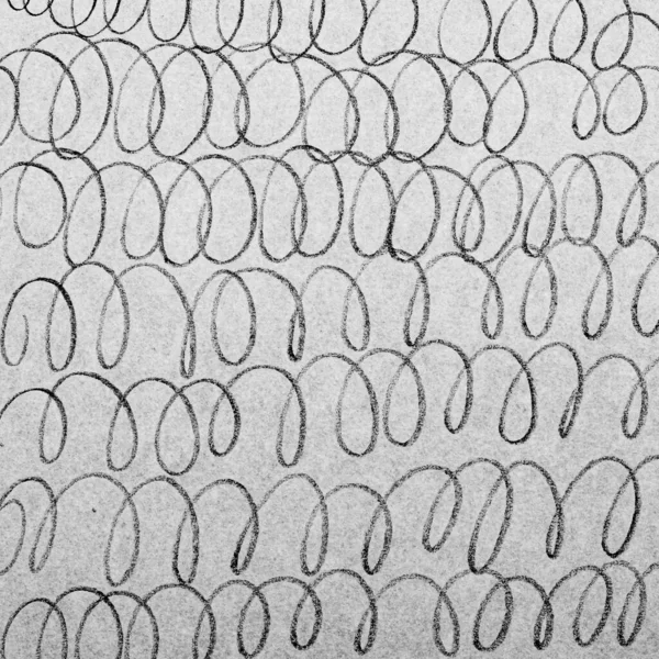 Χειροποίητο μολύβι γραφίτη μονόχρωμο φόντο, για την απεικόνιση του άγχους, psyho, κατάθλιψη, σχιζοφρένεια με αντίγραφο χώρου — Φωτογραφία Αρχείου