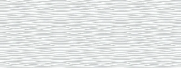 Patrón Onda Textura Pared Fondo Papel Blanco Vector Moderno Sin — Vector de stock