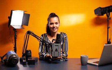 Podcast sırasında görüntü donanımı