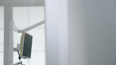 Boş stomatoloji, ortodontik hastane odası.