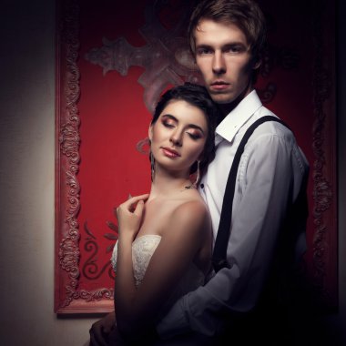 Gelin ve damat Rokoko iç