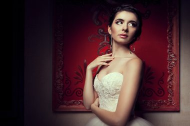 Muhteşem gelin gelinlik vintage iç