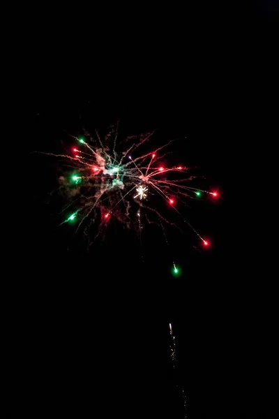 Fuochi d'artificio di notte — Foto Stock