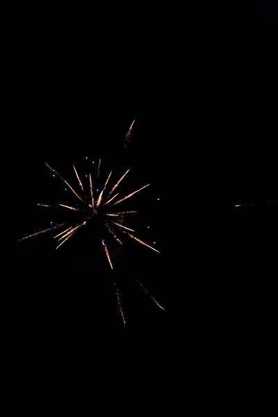 Fuochi d'artificio di notte — Foto Stock