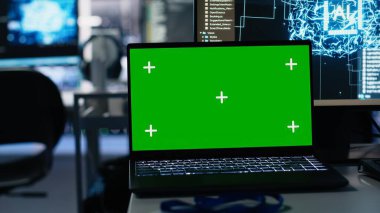 Sunucu merkezi model dizüstü bilgisayarı takip cihazlarını kapatın. Yapay zeka operasyonları için veri bankaları öğrenin. AI LLM geliştirmede kullanılan izole ekran not defteri izleme aygıtı