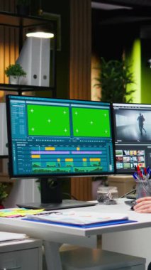 Video görüntülerini kesip düzenlemenin yanında dikey video yeşil ekran sinematik montaj için web içeriği geliştirme. Yeni film için prodüksiyon sonrası yazılımda renk derecelendirme. Kamera A.