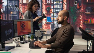 Oyun geliştiricisi yapay zeka araçları kullanarak Mars merkezli sanal istasyon yarattı. Futuristik program oyun tasarımı ve gelişimini optimize etmek için verileri derin öğrenme ve otomasyon ile işler. Kamera A.