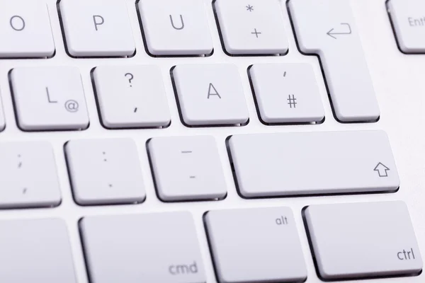 Standard keyboard keys close up — Stock Photo, Image