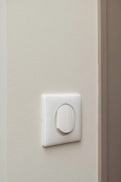 Double Wall Light Switch General Light Switch Residential Apartment — Foto de Stock