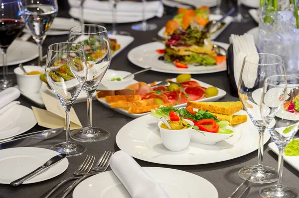 Koude Hapjes Tafel — Stockfoto