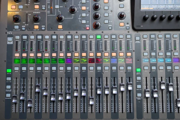 Mixing Console Sound — Foto de Stock