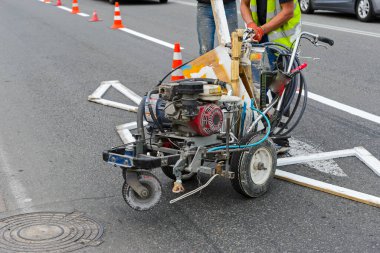 Yol boyama için kompresör