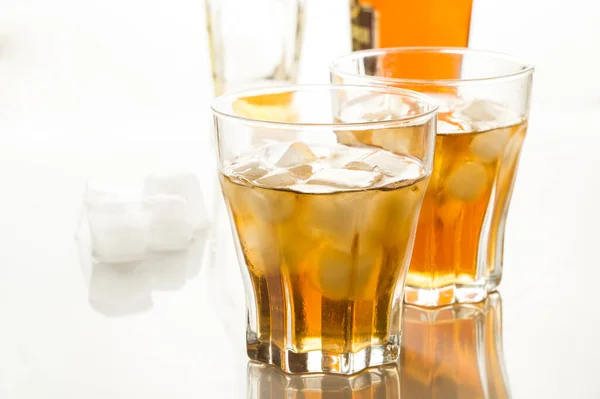 Whiskey Ice Glass Glasses — Stock Photo, Image