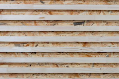 Osb kartına iliştirilmiş raf