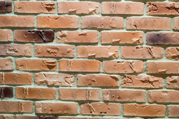 Mur de briques de briques rugueuses — Photo