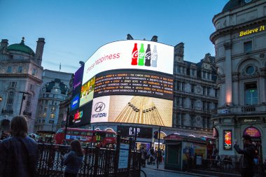  Ünlü Piccadilly Circus Neon tabela - Londra önemli cazibe