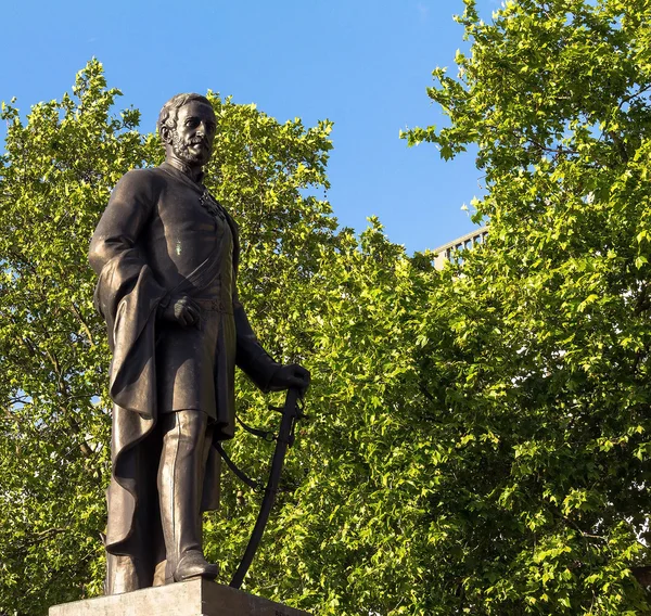 Escultura do Major-General Sir Henry Havelock na Trafalgar Square, Londres, 2015 — Fotografia de Stock