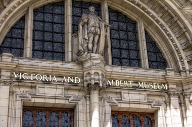 Victoria ve Albert Müzesi Londra'nın etkileyici Cephesi,
