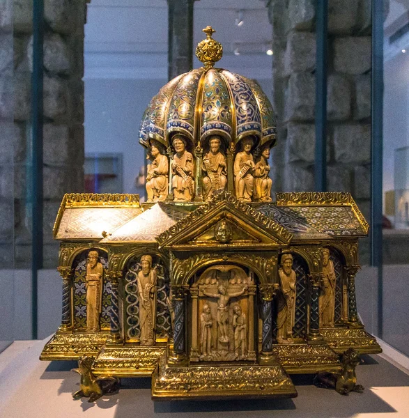 Średniowieczny tabernakulum z Kolonii, Nieznany producent, około 1180 — Zdjęcie stockowe