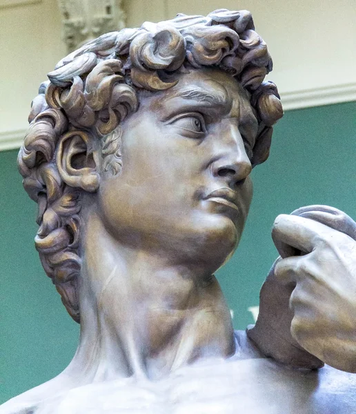 Odlévané sochy David Michelangelo — Stock fotografie