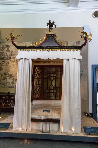 Badminton Bed by John Linnell and William Linnell, about 1754 — Stock Photo, Image