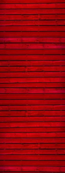 Eski koyu kırmızı boyalı ahşap duvar - doku veya arka plan — Stok fotoğraf