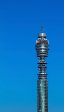 BT Telekom kule, döner restoran yakın belgili tanımlık tepe ile popüler dönüm noktası. Londra. 