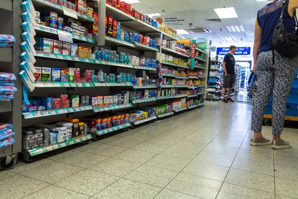 Interiér malý obchod na Baker street. V Londýně. Velká Británie — Stock fotografie