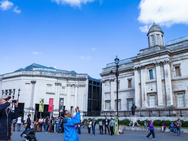 Nationalgalerie am Trafalgar Square — Stockfoto