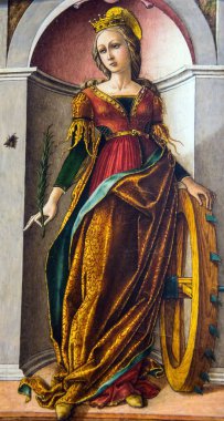  The St. Mary Magdalene(after 1491-4) by Carlo Crivelli(1430-1494)  at the National Gallery of London
