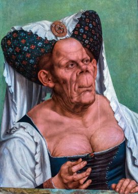 Yaşlı kadın (çirkin Düşes) Quinten Massys (1465-1530), National Gallery London tarafından.