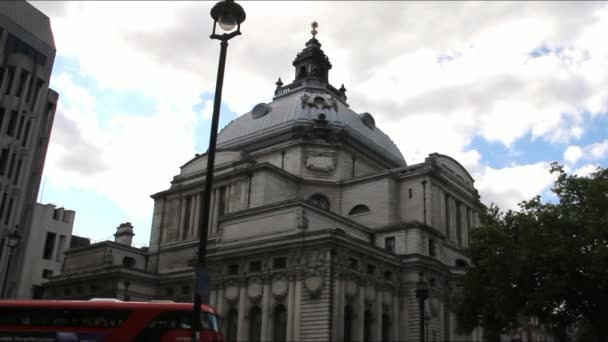 Cathédrale Saint-Paul au crépuscule. Londres. Royaume Uni — Video