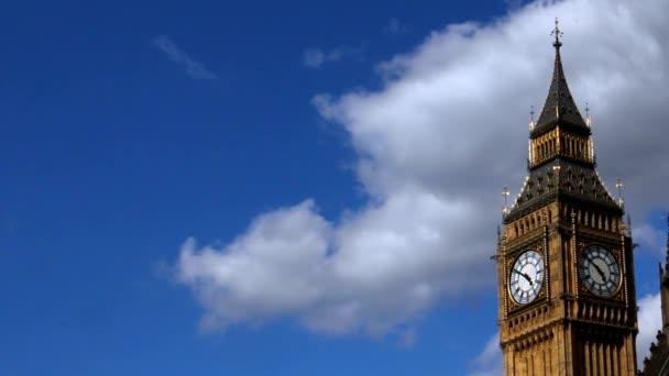 Big Ben in Westminster, London — Stock Video