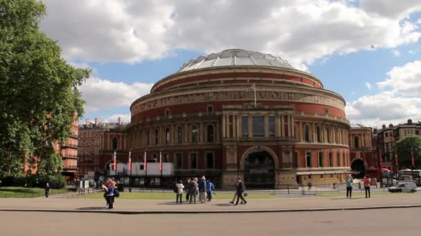 Royal Albert Hall, London, England, Uk — Stockvideo