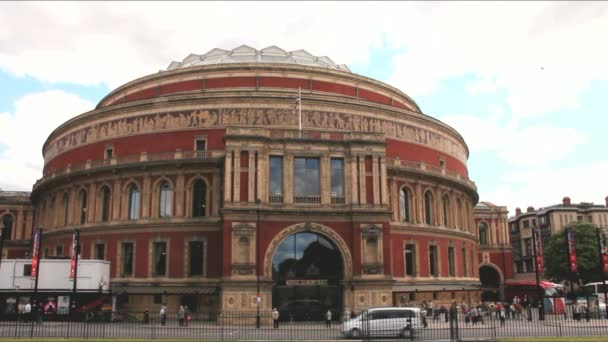 Royal albert hall, Λονδίνο, Αγγλία, Ηνωμένο Βασίλειο — Αρχείο Βίντεο