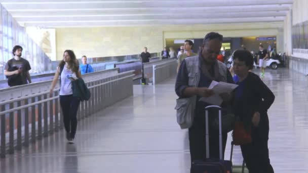 Aeroporto Internacional Ben Gurion Um dos melhores segurança do mundo — Vídeo de Stock
