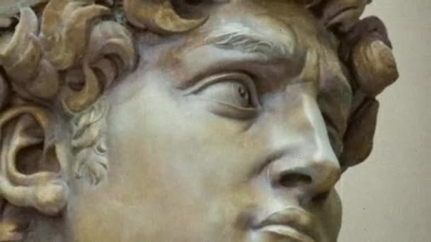 Fundición de Estatua de David por Michelangelo — Vídeo de stock