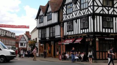 Kimliği belirsiz turist Merkezi Stratford Upon Avon, İngiltere