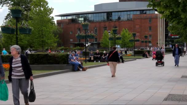 Royal Shakespeare Company Theatre, London, England — Stockvideo