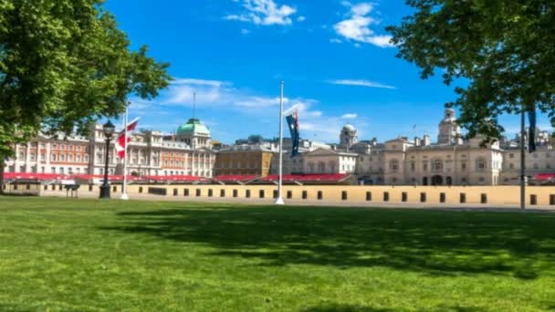 Horse Guards Parade, Londra. Zoom in — Video Stock