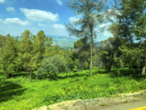 길보아 이스라엘 산에서 바라본 베이트 골짜기에 — 스톡 사진