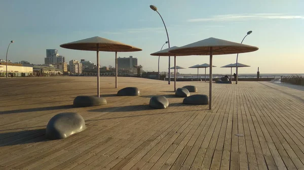 Eski Tel Aviv Limanı Şehir Sakinleri Misafirleri Için Favori Bir — Stok fotoğraf