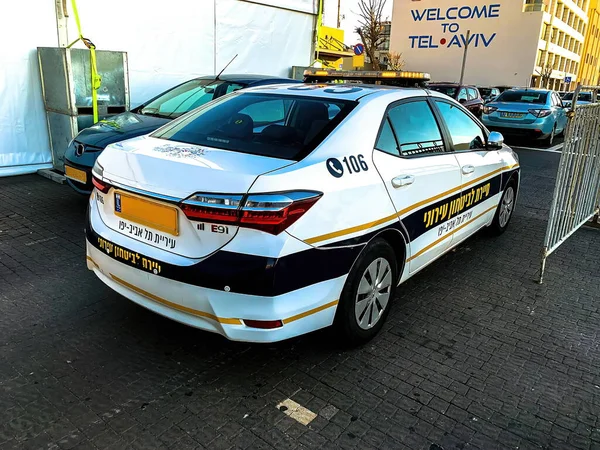 Тель Авів Ізраїль Березня 2019 Тель Авівський Міський Автомобіль Безпеки — стокове фото