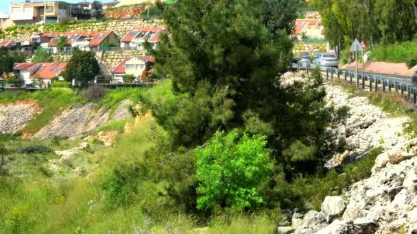 Metula Israel April 2019 Panorama Dari Bukit Bukit Galilea Atas — Stok Video