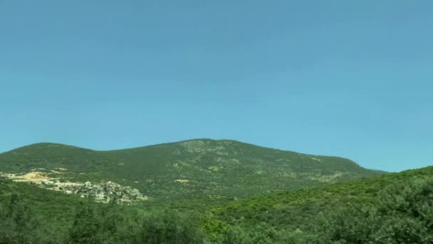 Panorama Baixa Galileia Primavera — Vídeo de Stock