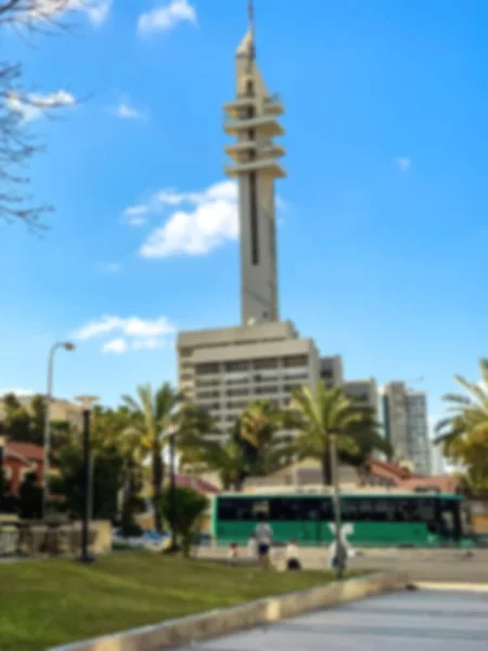 Tel Aviv Israel Április 2019 Marganit Tower Jelentős Mérföldkő Tel — Stock Fotó