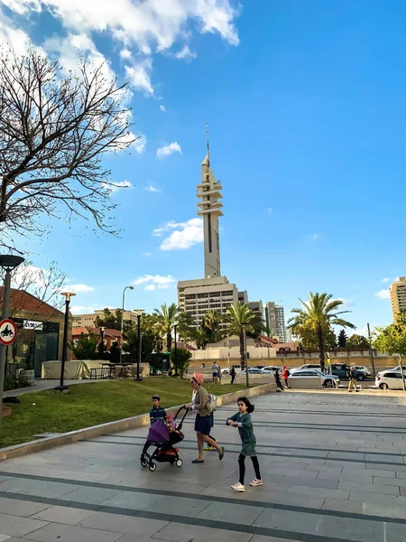 Tel Aviv Srail Nisan 2019 Marganit Kulesi Srail Savunma Bakanlığı — Stok fotoğraf